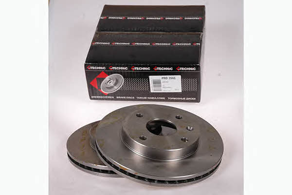 Protechnic PRD2666 Front brake disc ventilated PRD2666