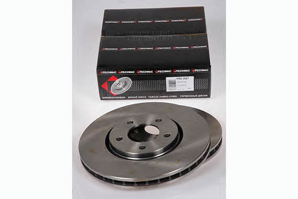Protechnic PRD2667 Front brake disc ventilated PRD2667
