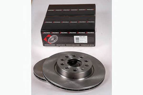 Protechnic PRD2674 Front brake disc ventilated PRD2674