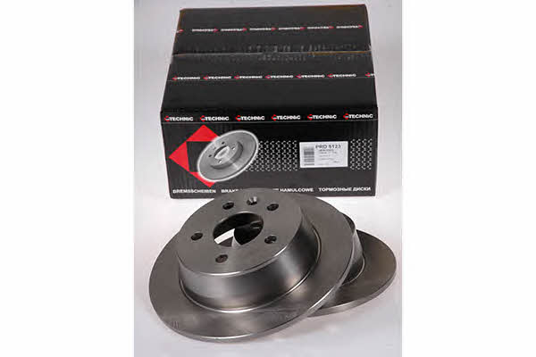 Protechnic PRD5123 Rear brake disc, non-ventilated PRD5123