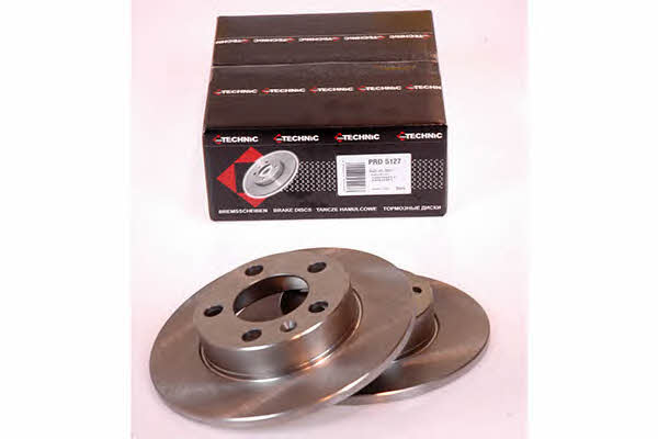 Protechnic PRD5127 Rear brake disc, non-ventilated PRD5127