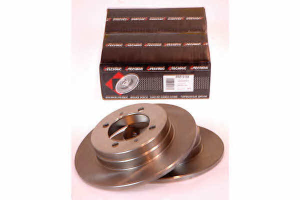Protechnic PRD5133 Rear brake disc, non-ventilated PRD5133