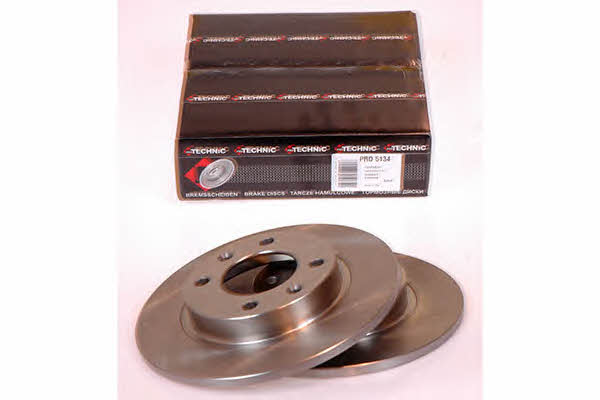 Protechnic PRD5134 Rear brake disc, non-ventilated PRD5134
