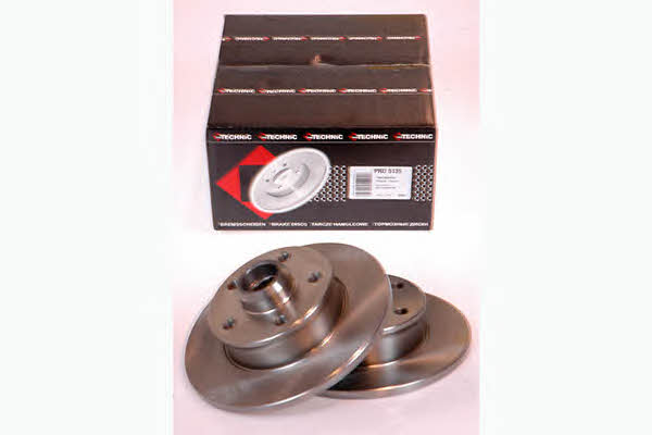 Protechnic PRD5135 Rear brake disc, non-ventilated PRD5135