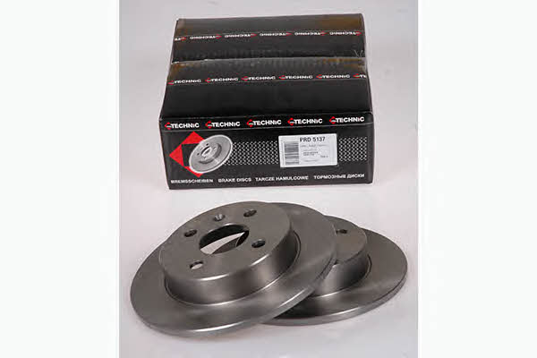 Protechnic PRD5137 Rear brake disc, non-ventilated PRD5137