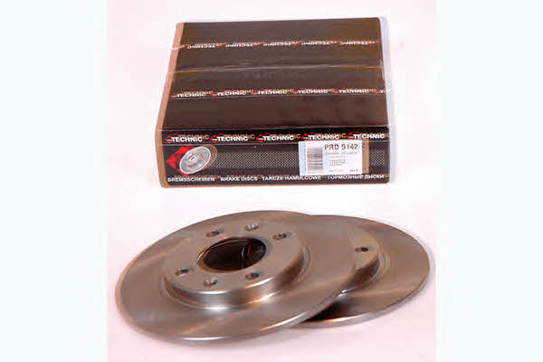 Protechnic PRD5142 Rear brake disc, non-ventilated PRD5142