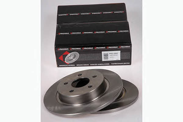 Protechnic PRD5202 Rear brake disc, non-ventilated PRD5202