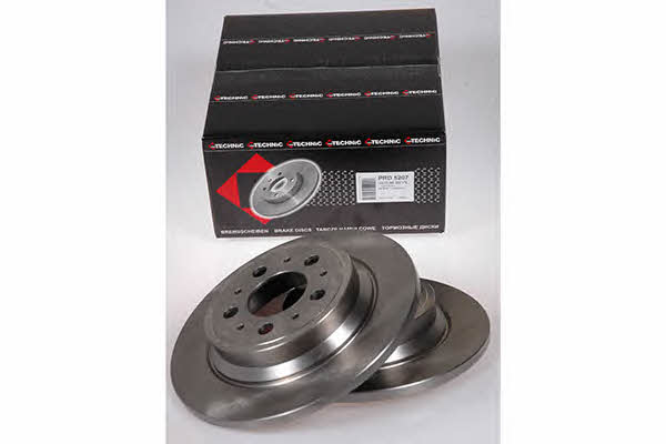 Protechnic PRD5207 Rear brake disc, non-ventilated PRD5207