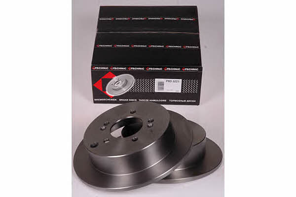 Protechnic PRD5221 Rear brake disc, non-ventilated PRD5221