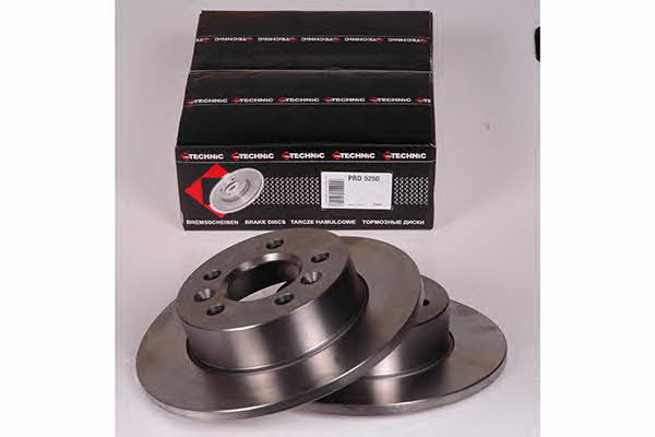 Protechnic PRD5250 Rear brake disc, non-ventilated PRD5250