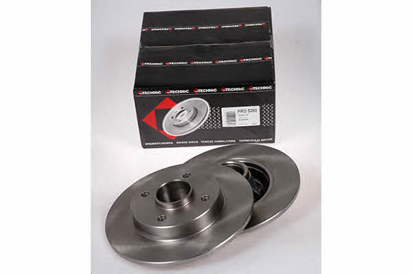 Protechnic PRD5260 Rear brake disc, non-ventilated PRD5260