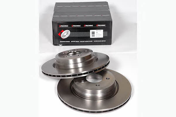 Protechnic PRD6124 Rear ventilated brake disc PRD6124