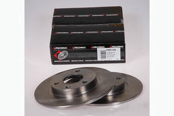 Protechnic PRD1109 Unventilated front brake disc PRD1109