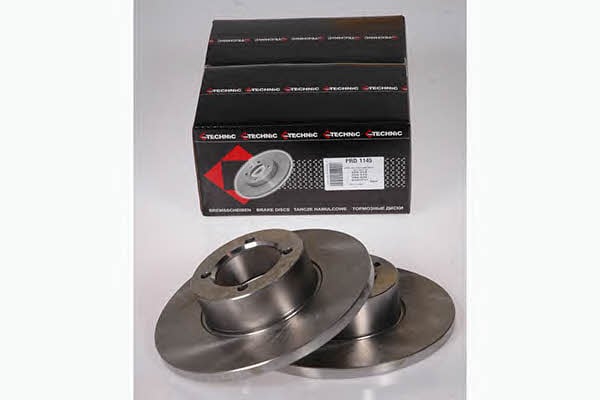 Protechnic PRD1145 Unventilated front brake disc PRD1145