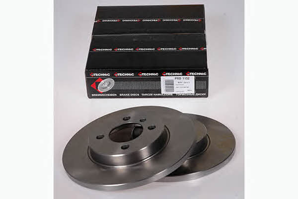 Protechnic PRD1152 Unventilated front brake disc PRD1152