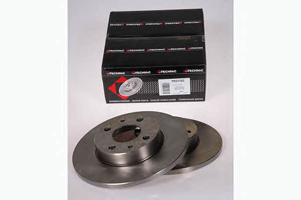 Protechnic PRD1262 Rear brake disc, non-ventilated PRD1262