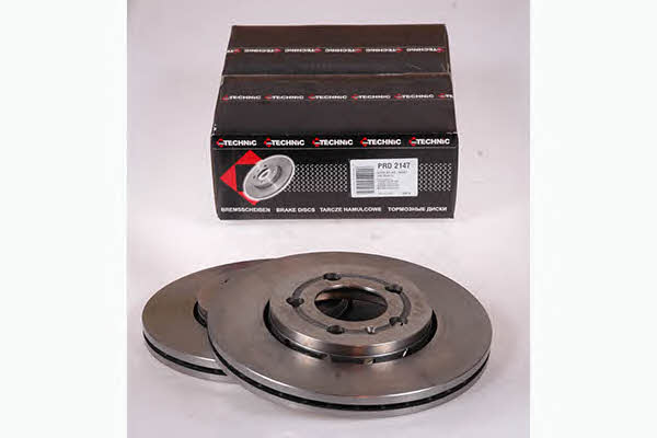 Protechnic PRD2147 Front brake disc ventilated PRD2147