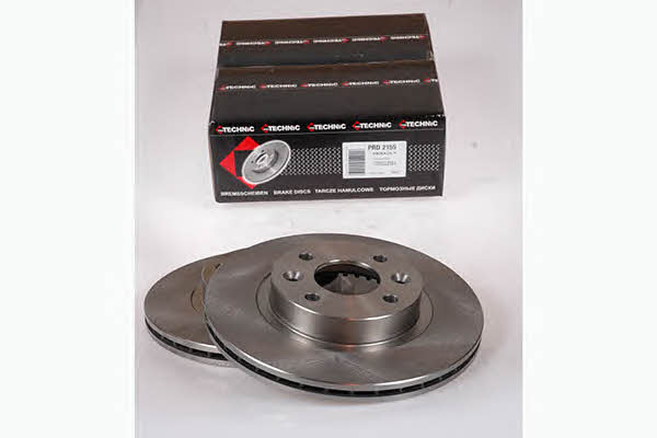 Protechnic PRD2155 Front brake disc ventilated PRD2155