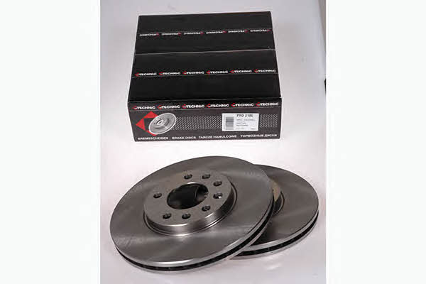 Protechnic PRD2186 Front brake disc ventilated PRD2186