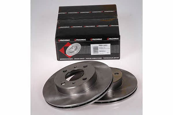 Protechnic PRD2201 Front brake disc ventilated PRD2201