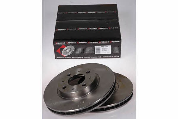 Protechnic PRD2205 Front brake disc ventilated PRD2205