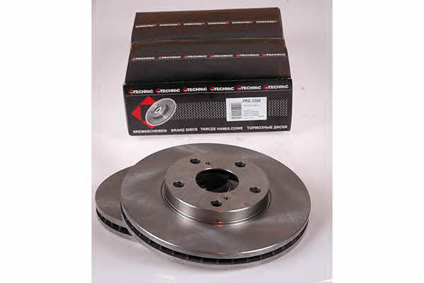 Protechnic PRD2208 Front brake disc ventilated PRD2208