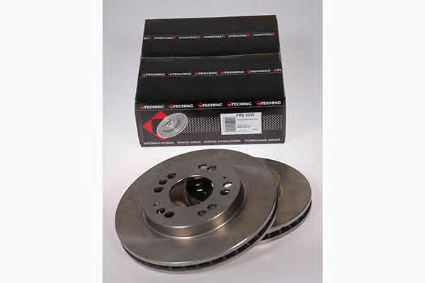 Protechnic PRD2252 Front brake disc ventilated PRD2252
