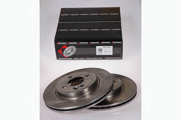 Protechnic PRD2376 Front brake disc ventilated PRD2376