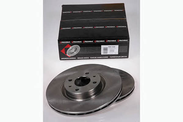 Protechnic PRD2390 Front brake disc ventilated PRD2390