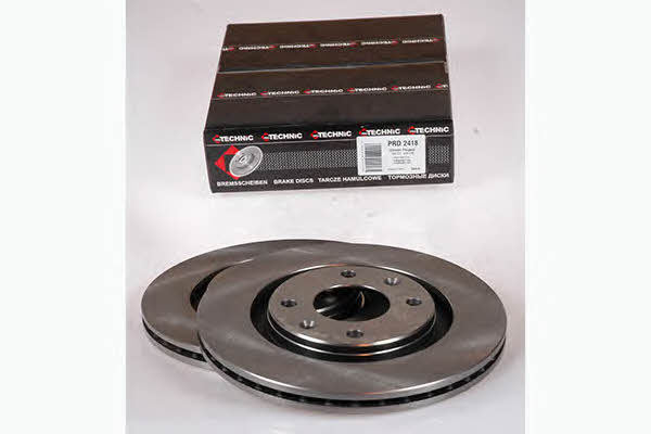 Protechnic PRD2418 Front brake disc ventilated PRD2418
