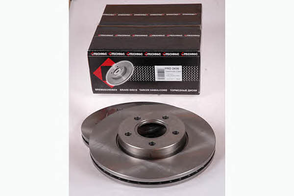 Protechnic PRD2436 Front brake disc ventilated PRD2436