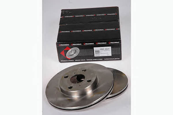 Protechnic PRD2631 Front brake disc ventilated PRD2631