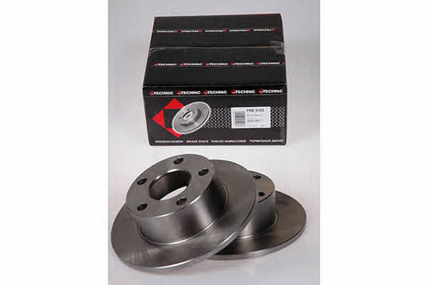 Protechnic PRD5103 Rear brake disc, non-ventilated PRD5103