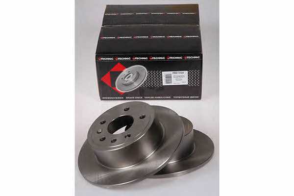 Protechnic PRD5104 Rear brake disc, non-ventilated PRD5104