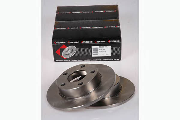Protechnic PRD5160 Rear brake disc, non-ventilated PRD5160