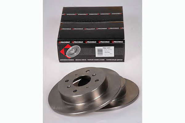 Protechnic PRD5161 Rear brake disc, non-ventilated PRD5161