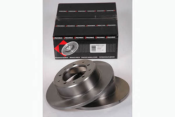 Protechnic PRD5167 Rear brake disc, non-ventilated PRD5167
