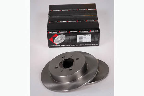 Protechnic PRD5176 Rear brake disc, non-ventilated PRD5176