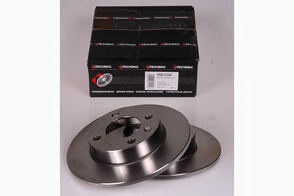 Protechnic PRD5190 Rear brake disc, non-ventilated PRD5190