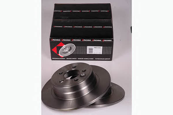 Protechnic PRD5192 Rear brake disc, non-ventilated PRD5192
