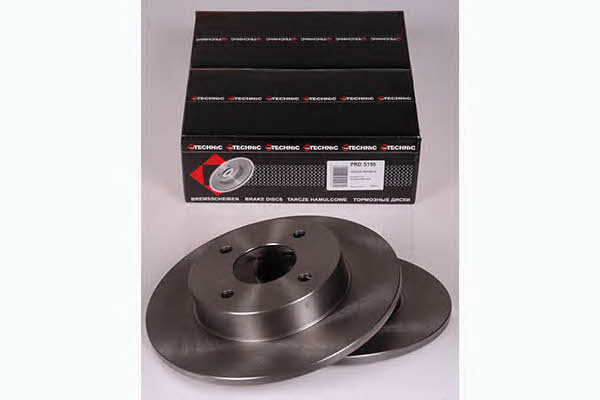 Protechnic PRD5196 Rear brake disc, non-ventilated PRD5196