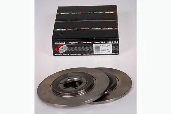 Protechnic PRD5198 Rear brake disc, non-ventilated PRD5198