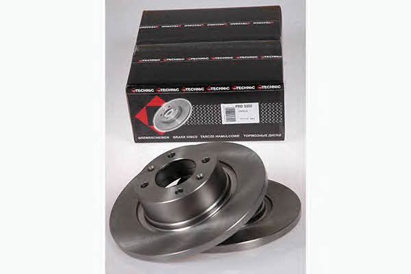 Protechnic PRD5302 Rear brake disc, non-ventilated PRD5302