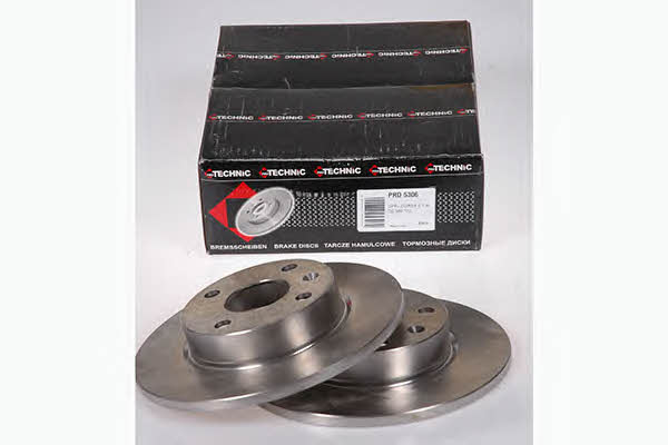 Protechnic PRD5306 Rear brake disc, non-ventilated PRD5306