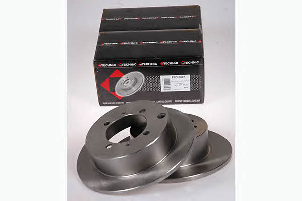 Protechnic PRD5307 Rear brake disc, non-ventilated PRD5307
