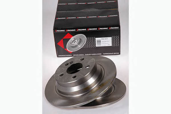 Protechnic PRD5317 Rear brake disc, non-ventilated PRD5317