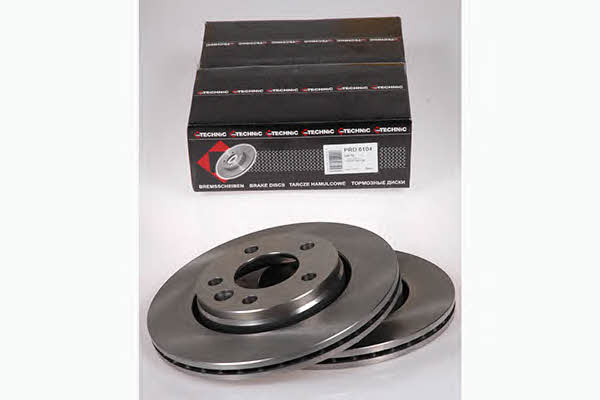 Protechnic PRD6104 Rear ventilated brake disc PRD6104
