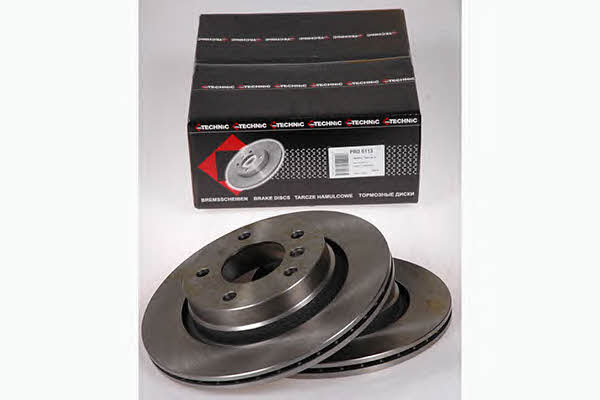 Protechnic PRD6113 Rear ventilated brake disc PRD6113