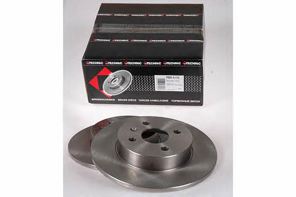 Protechnic PRD6170 Rear brake disc, non-ventilated PRD6170