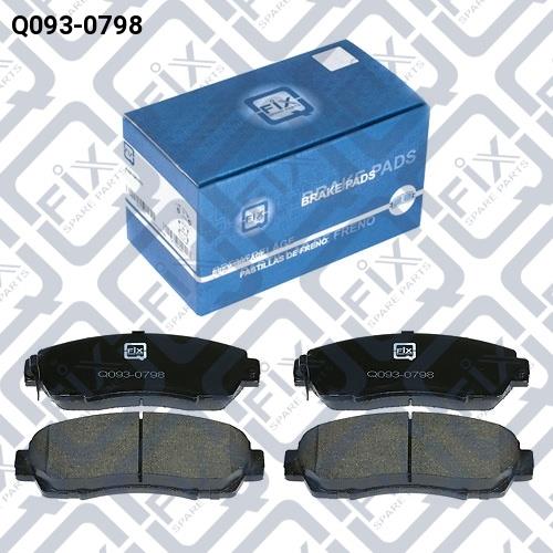 Q-fix Q093-0798 Brake Pad Set, disc brake Q0930798